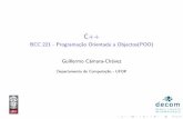 C++ - BCC 221 - Programação Orientada a … A linguagem C++ em si; ... Programando em C++I I O operador de refer^encia & tamb em e utilizado em C++ I O operador e utilizado junto
