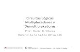 Circuitos Lógicos Multiplexadores e Demultiplexadores Mux de 4 entradas (4X1) Circuitos Lógicos – Prof. Daniel D. Silveira 5 Mux de 8 entradas (8X1) Circuitos Lógicos – Prof.