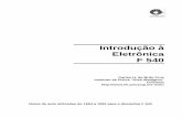 Introdução à Eletrônica - ifi.unicamp.brbrito/introele-F540.pdf · Notas de aula utilizadas de 1984 a 1992 para a disciplina F 540. Title: Introdução à Eletrônica Author: