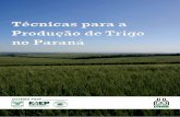 Técnicas para a Produção de Trigo no Paraná - fiepr.org.br · APRESENTAÇÃO Um novo padrão oficial de classificação do trigo brasileiro foi estabelecido e deve ser normatizado