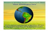 Ministério da Agricultura, Pecuária e Abastecimento BRASIL ... · Ministério da Agricultura, Pecuária e Abastecimento BRASIL “ÁGUA: Alimento para a Terra” Reunião da Junta
