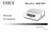 Manual do Usuário - OKI es_151437.pdfQuando a impressora pára de imprimir, o recurso Corte de formulários move automaticamente o papel para alinhar a linha picotada com a barra