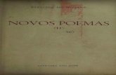 NOVOS POEMAS - digital.bbm.usp.br · Orfeu da Conceição, ... foi visto e vivido pelo poeta Vinícius de Moraes, passageiro ... Uma Rosa nas Trevas (teatro) O Boeiro ...
