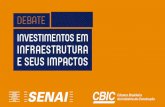 Investimento em infraestrutura no - cbic.org.br · Instância 2007 2008 2009 2010 2011 2012 2013 2014 2015E ... Ações e investimentos previstos e executados ... (estimados para