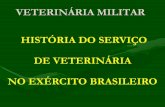 VETERINÁRIA MILITAR HISTÓRIA DO SERVIÇO DE … com a preservaÇÃo e conservaÇÃo da memÓria das medicinas veterinÁrias militar e nacional veterinÁria militar objetivo