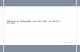 RELATÓRIO DE ATIVIDADES DO DEPARTAMENTO DE … AUP 2016.pdf · Laboratório de Planejamento Urbano e Regional - LABPLAN ..... 3.5.8. Laboratório de Projeto - LABPROJ ...