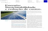. dossier Energia Energia: Sustentabilidade e redução de ... · Sustentabilidade e redução de custos A utilização de forma sustentada da energia nos ho- ... e energia solar