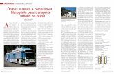 Ônibus a célula a combustível hidrogênio para transporte ... · hidrogênio para transporte urbano no Brasil ... que o hidrogênio, combustível destinado ao veículo, é obtido