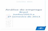 Brasil Junho/2013 e 1º semestre de 2013 - m.sebrae.com.br Sebrae/Anexos/Caged_jun 2013.… · A – Asa Sul – Brasília/DF – CEP: 70200-645. Telefone: (61) 3348-7461 Site: Presidente