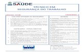 TÉCNICO EM SEGURANÇA DO TRABALHO - …concursos.biorio.org.br/.../TECNICO-SEGURANCA-TRABALHO-GAB-2.pdf · SEGURANÇA DO TRABALHO LEIA COM ATENÇÃO AS INSTRUÇÕES 1 - A duração
