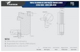 Detalhe A Detalhe B - plastiveda.com.br RTJ.pdf · tabela da norma de construção: ASME B16 20 (2013) e API 6A (2011) estilo 8460 - junta anel rtj rx 1 Comunizadas as tabelas 22
