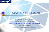 SISTEMA MUSCULAR - UNESP: Câmpus de Marília ... Estruturas especiais que possuem o mesmo comprimento da fibra muscular, possuem estriações transversais. Sarcômero –unidades