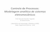 Controle de Processos - ene.unb.br · Controle de Processos: Modelagem analítica de sistemas eletromecânicos Prof. Eduardo Stockler Tognetti & David Fiorillo Laboratório de Automação