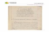 Constituição Portuguesa de 1822 Constituição Portuguesa de 1822 2 CONSTITUIÇÃO PORTUGUESA DE 1822 Índice Prólogo Título I – Dos direitos e deveres individuais dos portugueses