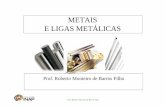 METAIS E LIGAS METÁLICASE LIGAS METÁLICASfaculdadeinap.edu.br/materiais_didaticos_disciplinas/materiais e... · Ligas MetálicasLigas Metálicas São materiais que possuem propriedades