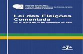 Comentada - Justiça Eleitoral do Rio de Janeiro · PODER JUDICIÁRIO Tribunal Regional Eleitoral do Rio de Janeiro Escola Judiciária Eleitoral Organização Isabela Pessanha Chagas