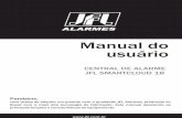 Manual do usuáriojflalarmes.tecnologia.ws/uploads/jfl-download-convencionais-manual... · piscando lento indica disparo de zona e aceso indica sensores fechados. ... 7- Para apagar