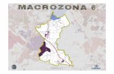 PARTE I – CARACTERIZAÇÃO DA MACROZONA 6 · Macrozona 6 Área: 30,28 Km² - corresponde a 3,80 % da área do município. População: 2.969 habitantes - Censo 2000 (0,31% da população