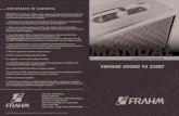 Manual Vintage Sound2 - frahm.com.brfrahm.com.br/publicar/wp-content/uploads/2018/03/manual-vintage... · • Não carregar o produto em portas USB de Notbooks, PC, DVD, TV, Aparelhos