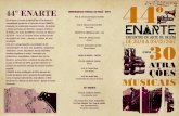 44º ENARTE UNIVERSIDADE FEDERAL DO PARÁ - …§ão_Enarte.pdf · 16h - Sam Band Pará 18h - Projeto “Concertos Líricos” 20h - Estúdio Ópera Pará-Amazônia - EOPA LOCAL: