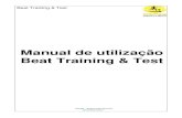 Manual de utilização Beat Training & Test - cefise.com.br€¦ · formulário acima, com uma lista de portas seriais disponíveis onde poderá ser conectada o dispositivo de acesso