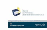 Plano de Dados Abertos e Espaciais - justica.gov.brjustica.gov.br/dados-abertos/plano.pdf · A CONCAR tem como atribuições coordenar a execução da Política Cartográfica Nacional