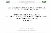 PROGRAMA DE PREVENÇÃO DE RISCOS AMBIENTAIS PPRA 2017 - SME(2).pdf · Prefeitura do Município de Piracicaba ESTADO DE SÃO PAULO Secretaria Municipal de Administração Serviço