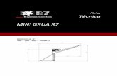FICHA TÉCNICA - MINI GRUA R7 - R7 Equipamentosr7equipamentos.com.br/pdf/ficha_tecnica_miniGrua.pdf · • Altura da estrutura da Mini Grua: 2,120 metros. ... Procedimento de operação