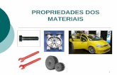 PROPRIEDADES DOS MATERIAIS - Santo Amaro) · O conhecimento dos fatores que governam as propriedades dos materiais é importante para o profissional da indústria metal-mecânica.