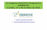 Congresso sobrafisa Curitiba - portalunisaude.com.br sobrafisa... · Medicina Indiana, Tibetana, Coreana, Francesa etc.