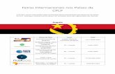 Calendário de Feiras Internacionais nos países da CPLP · EXPOMAR – Feira de Atividades Económicas Ligadas ao Mar Mindelo, São Vicente Novembro 2015 . Moçambique Nome da Feira