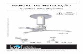 MANUAL DE INSTALAÇÃO - gaia-rs.ind.br€¦ · Furadeira Trena (Broca 8mm para concreto) 1 Pessoa para instalação Check List ..... Características ...