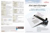 Simples, rápido e compacto Do papel ao PDF com …¡logo - ScanSnap...3 Organiza automaticamente uma página dividida em duas ao digitalizar um documento dobrado de tamanho A3, B4