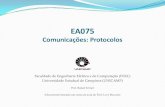 Equalização de Canais de Comunicação Baseada em …rferrari/EA075_1s2017/Cap. 6.1 - Protocolos... · Linhas de dados/endereços multiplexadas. 22 Protocolos Sem Fio