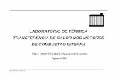 LABORATÓRIO DE TÉRMICA TRANSFERÊNCIA DE CALOR … .pdf · Fluxo de calor no pico: 0,5 a 10 MW/m2 CONSEQÜÊNCIAS