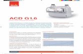ACD G1 - livet.com.br · como cocção e sistemas de climatização de água, que ... os controles preliminares de calibração o medidor é ... (GDT_FIT-01) Cinza RAL 7040 Consultar