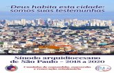 Deus habita esta cidade: somos suas testemunhasarquisp.org.br/sites/default/files/arquivos/arquidiocese/arquivos/... · Avenida Higienópolis, 890 01238-000 - São Paulo - SP Fone: