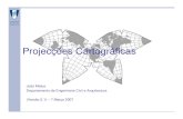 Geodesia e Sistemas de Referência - Autenticação · Projecções Cartográficas em Portugal Projecção Gauss-Kruger sobre datum 73 com falsa origem DX=180,598m ; DY=-86,990 Ponto