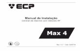 C205779 Manual Alard Max 4 DTMF - Rev 1 - … · Manual de Instalação Central de Alarme com Setores RF Rev: 1.0 * Cód: C205779 Max 4