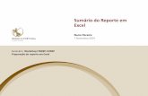 Sumário do Reporte em Excel - Banco de Portugal · 3 • Reporte Excel Rejeições 7 Novembro 2014 Workshop FINREP-COREP Preparação do reporte em Excel • Sumário do Reporte