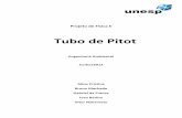 Tubo de Pitot - UNESP: Câmpus de Sorocaba · O tubo de Pitot é um instrumento de medição que mede a velocidade de fluidos em modelos físicos em laboratórios de hidráulica,
