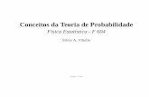 Conceitos da Teoria de Probabilidade - unicamp.brvitiello/f604/prob.pdf · Conceitos da Teoria de Probabilidade Física Estatística - F 604 Silvio A. Vitiello Prosper - Latex