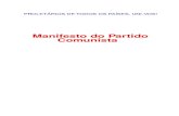 Manifesto do Partido Comunista - pcp.pt · Nota da Editora Edição dirigida por José BARATA-MOURA e Francisco MELO A presente tradução do Manifesto do Partido Comunista foi feita
