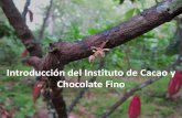 Introducción del Instituto de Cacao y Chocolate Finoforocacao.com/media/activity/Presentacion_4_Carla_Martin.pdf · • Sabor y evaluación de licor de chocolate y chocolate terminado.