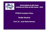 Prof. Dr. JoséPedro Donosofiles.fisica2ricardoufam.webnode.com/200000018-d3cc8d4c53/Ondas... · FFI0210 AcústicaFísica Ondas Sonoras Prof. Dr. JoséPedro Donoso Universidadede