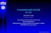 Comunicação Serial - ece.ufrgs.brfetter/eng10032/rs232.pdf · Endereços Padrão no PC • Normalmente as portas seriais utililizam os seguintes endereços base • 3F8H • Normalmente