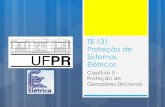 TE 131 Proteção de Sistemas Elétricos - eletrica.ufpr.brmateus:te_131_-_capitulo... · 2. Principais defeitos em ... neutro não são protegidas, pois, as correntes de ... –