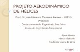 PROJETO AERODINÂMICO DE HÉLICES - … · Programa MECAFLUX HELICIEL 21 . 2. Teoria Aerodinâmica de Hélices 2.5 Desempenho de Hélices (Análise Off-Design)