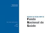 Relatório de Gestão 2007 do Fundo Nacional de Saúde€¦ · Relatório de Gestão 2007 do Fundo Nacional de Saúde MINISTÉRIO DA SAÚDE Secretaria-Executiva Fundo Nacional de