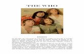 THE WHO - AOFA - Associação de Oficiais das Forças … · Pete Townshend - Guitarra, violão, composições, piano & sintetizador em gravações de estúdio ... e tocava principalmente
